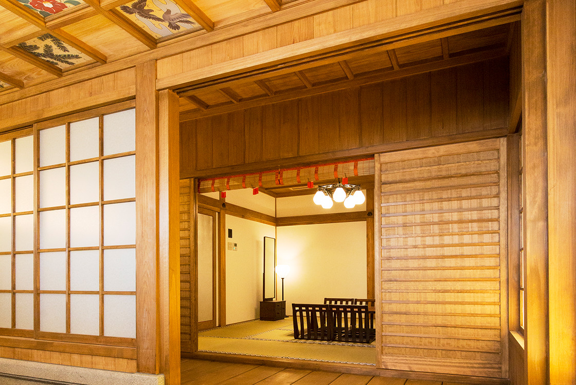Special private bathing room 2: A replica of the Yūshinden