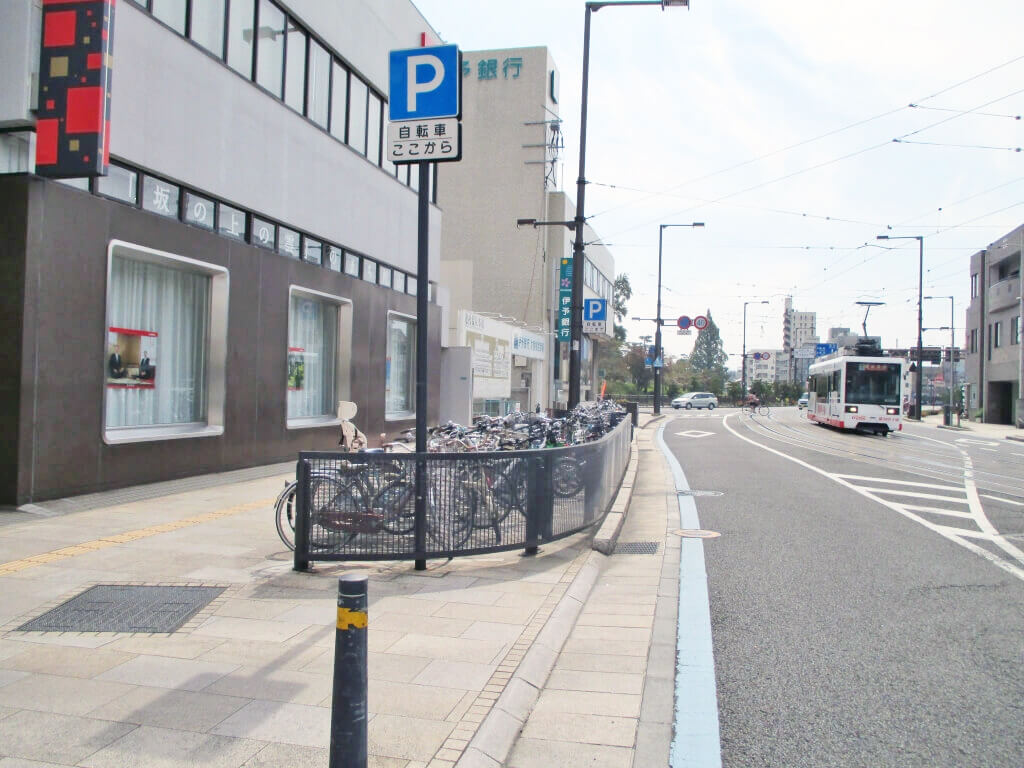 Dōgo Onsen Station No. 2 Street Level Bicycle Parking Lot