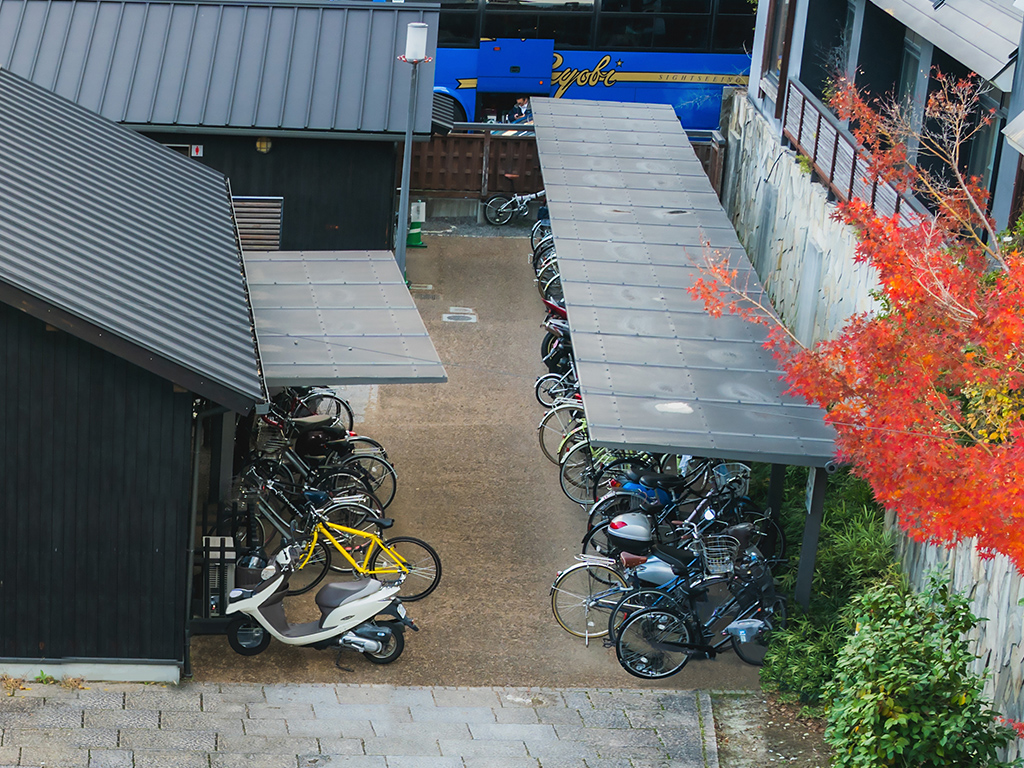Dōgo Onsen Eastside Area Bicycle Parking (for bicycles and motorcycles)
