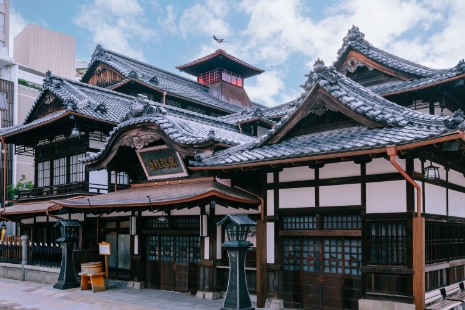 道後温泉本館 西口入口